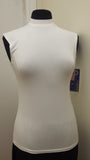 OK Basic, Ladies Easywear Sleeveless Shell With Up Collar